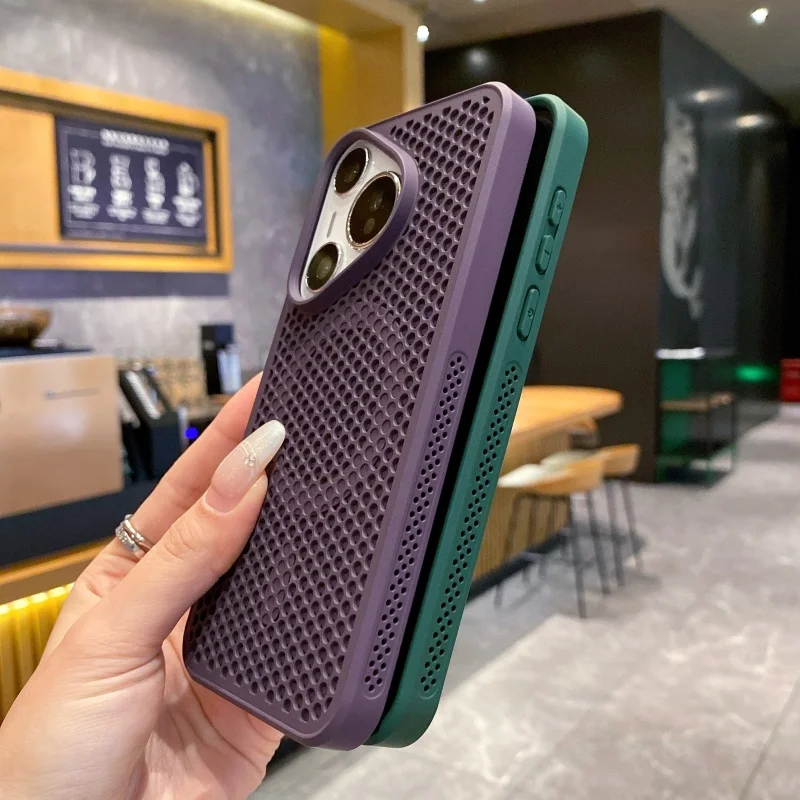 Matte Cooling Honeycomb Grid Magnetic Case - Pure Hard Cover