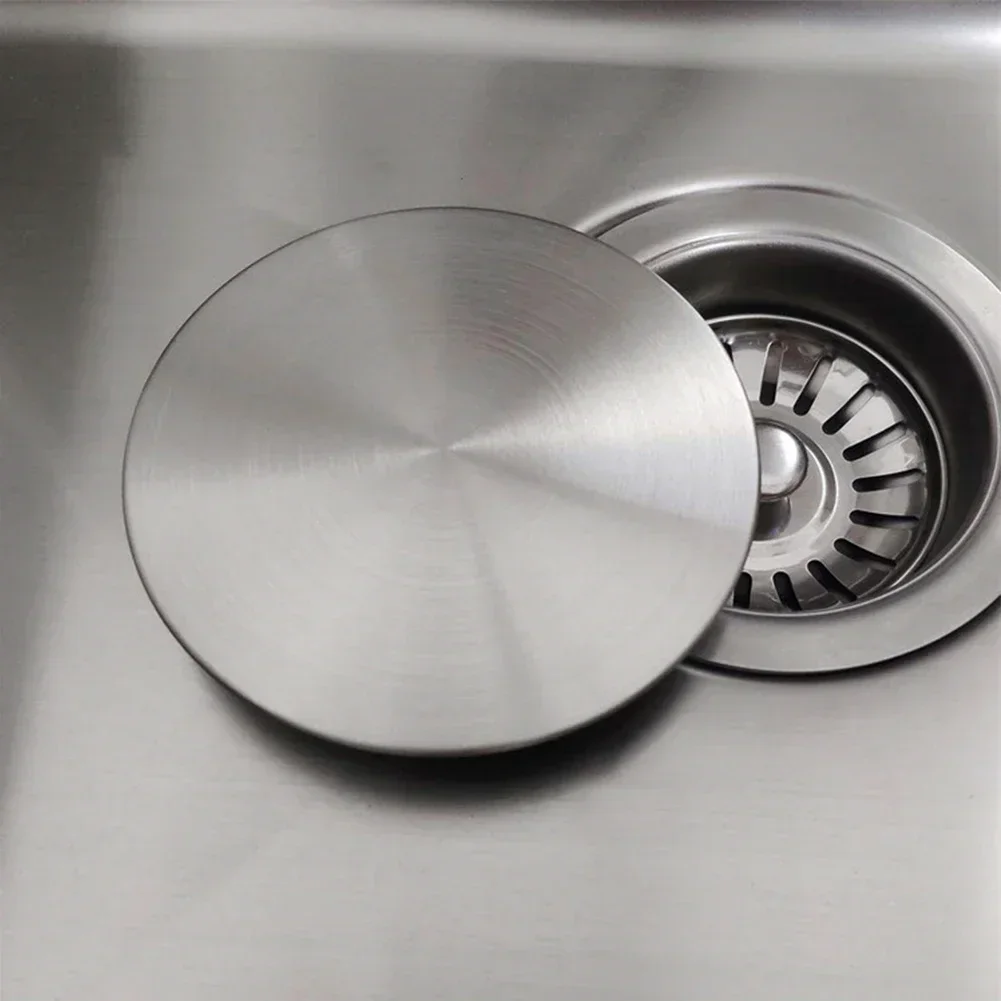 185MM Sink Drain Cover Basin Drain Stopper Sewer SUS304 Stainless Steel Jumbo Waste Lid Sink Bowl Home Improvement Accessories shower drain cover overflow drain cover sink strainer sink filter sink overflow cover shower drain filter kitchen sink strainer floor drain filter