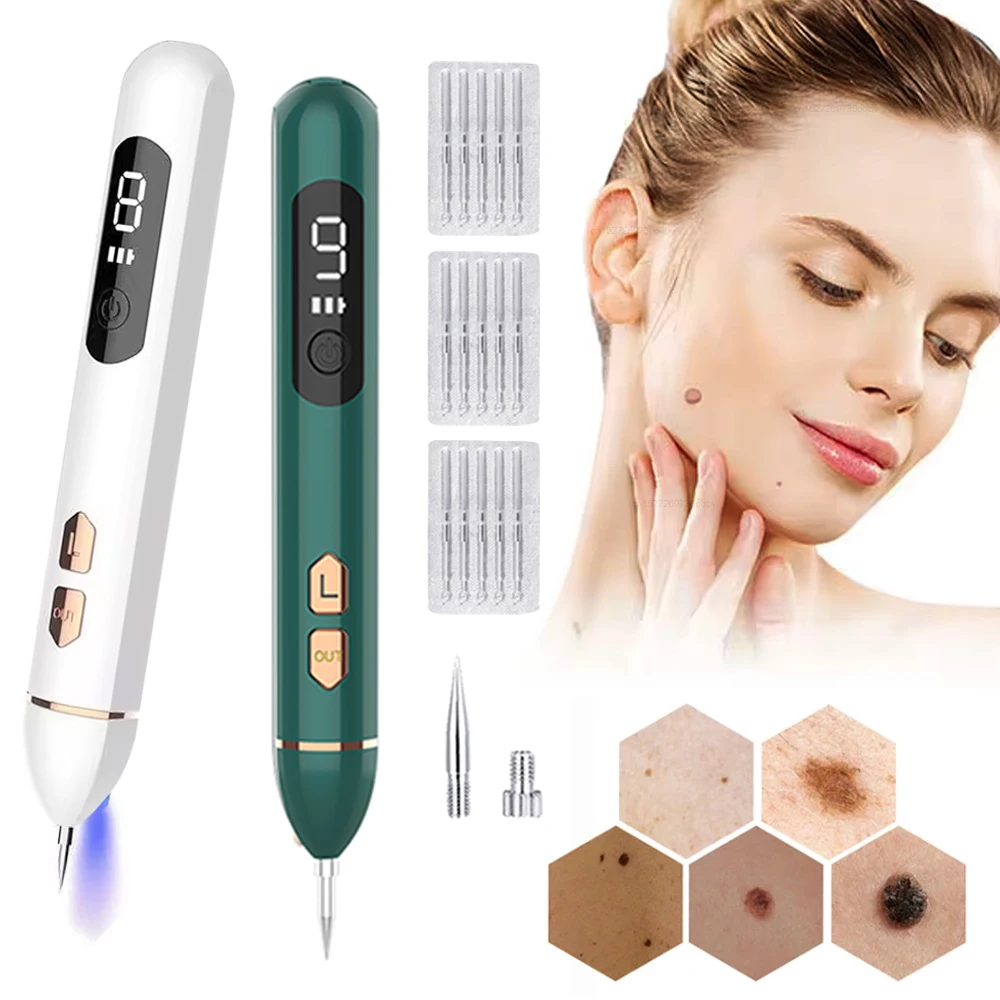 Laser Plasma Pen Remover Dark Spot Mole Warts Skin Tag Remover for Face Nevus Tattoo Black Dots Freckles Wart Eliminator