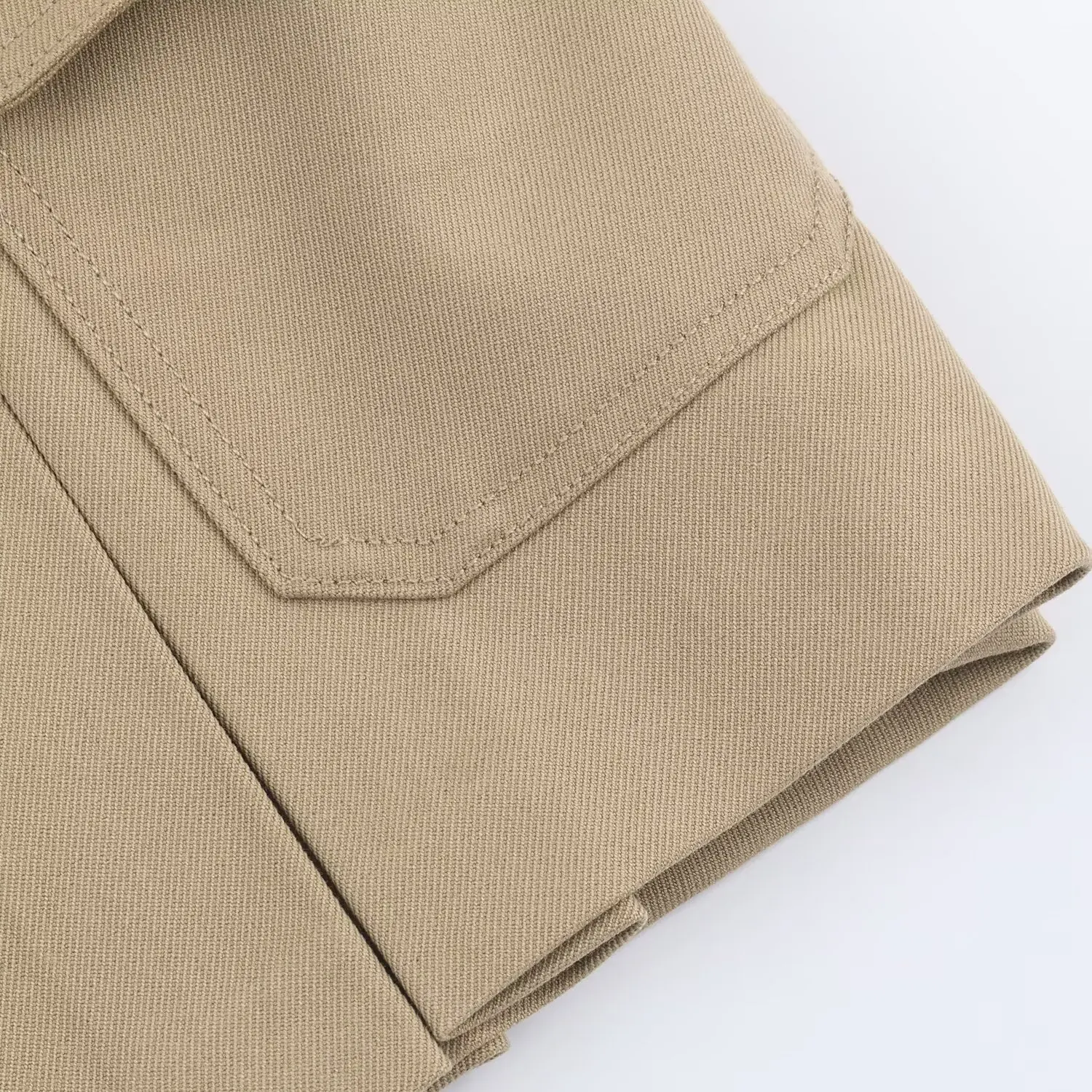 Women's Workwear Style Mini PantSkirts With Asymmetric Waistband Design Female Fashion With Pockets High Street Short Shorts