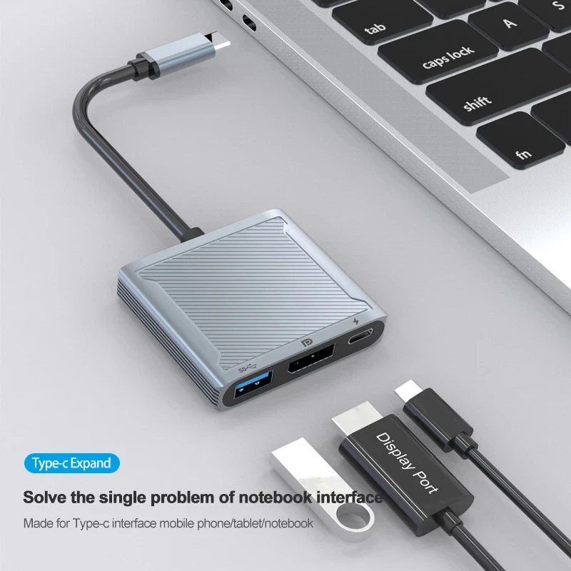8K 60Hz DP 3 in 1   USB C-Displayport 4K@120  C PD 100W  Ȯ ÷ Ʈ (MacBook Air Pro)