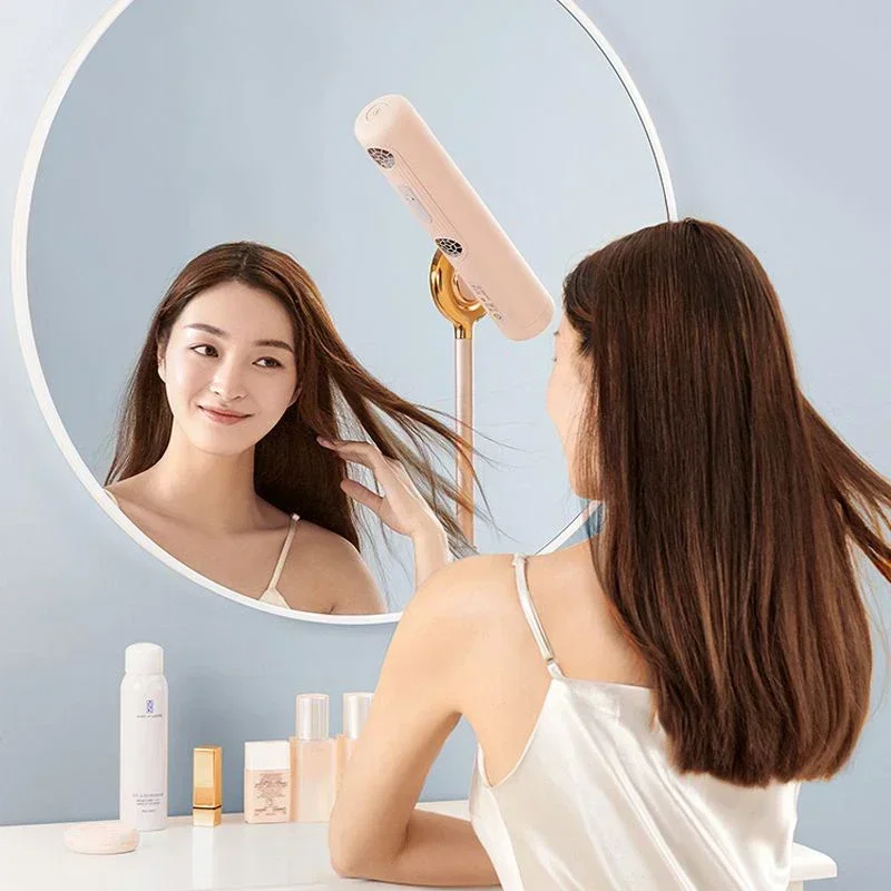 Household Vertical Hair Dryer Liberates Hands Negative Ion Hair Care High-power Quick-drying Landing Dryer 1700W