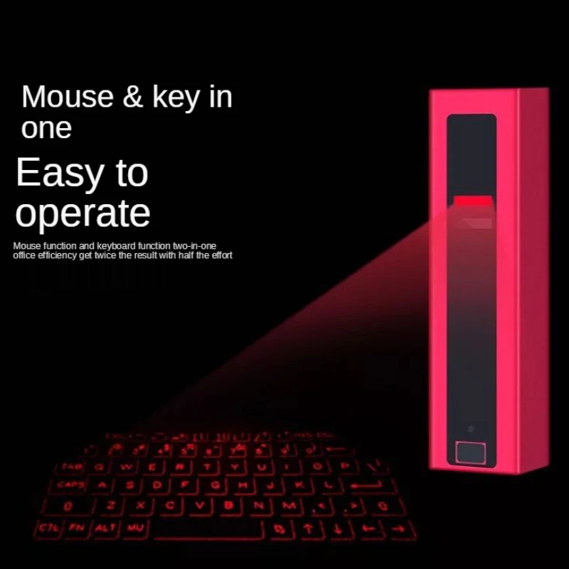 Nova Projeção a Laser Teclado Virtual Bluetooth Projeção a Laser Transmissão de Voz Bluetooth Falante Mouse Função f2 - Imagem 6