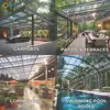 Greenhouse Panels 8mm Twin Wall Polycarbonate Roof Sheets 0.32" Clear Shatterproof UV Protection Shatterproof Insulation Optimal 5