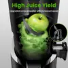 Cold Press Juicer, Slow Masticating Machines with 5.4" Extra Large Feed Chute Fit Whole Fruits & Vegetables Easy Clean Sel 3