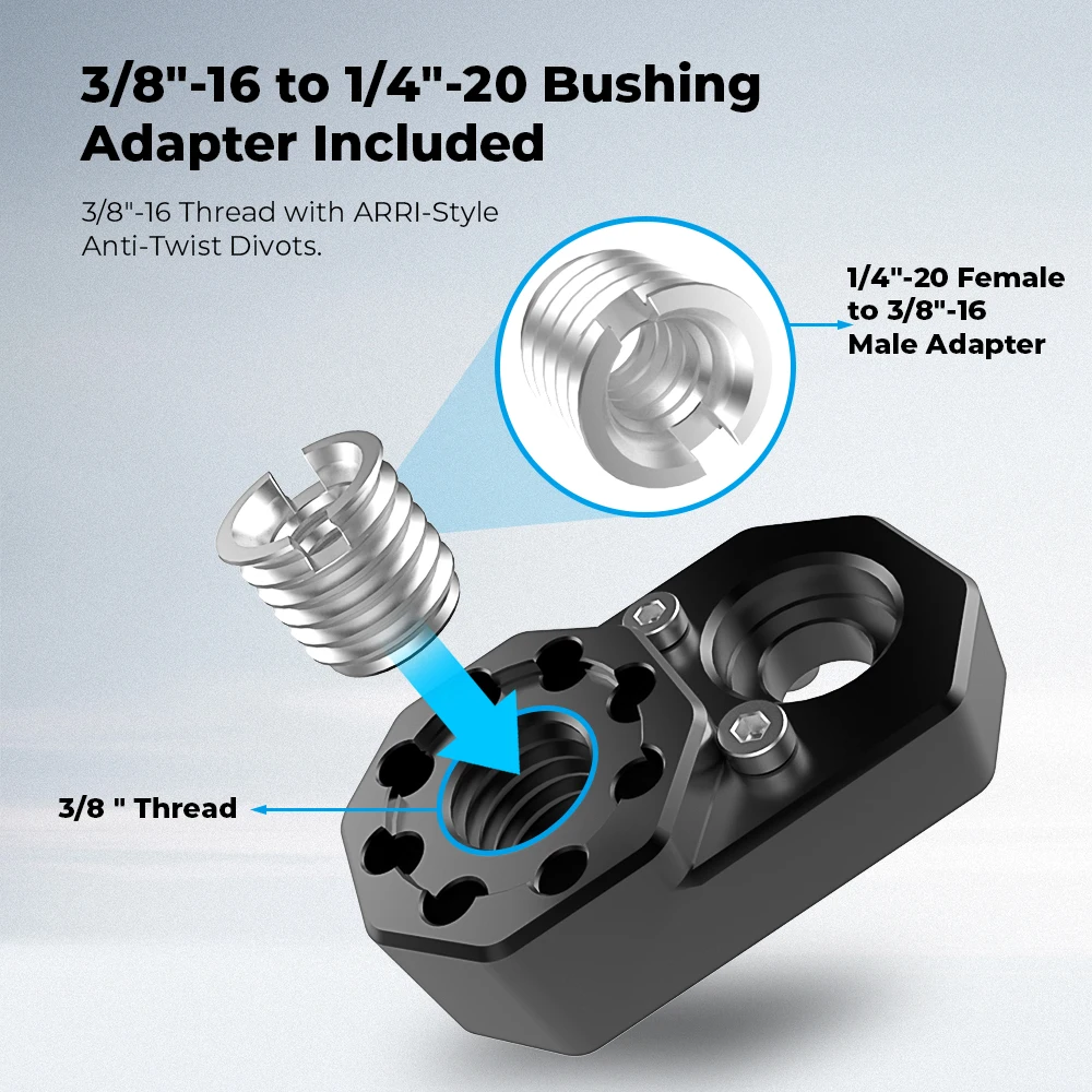 Tapez F Ensemble De Vis Filetées Pour Appareil Photo, Convertisseur De