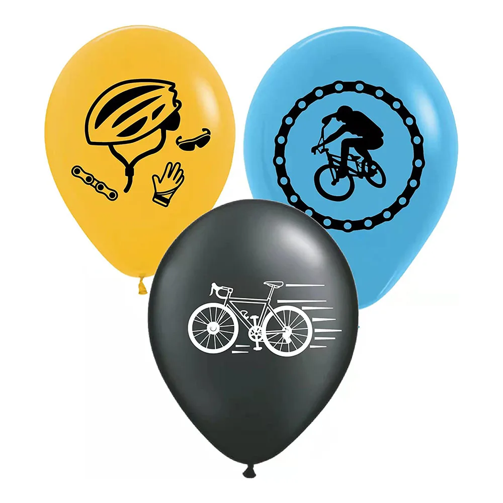 Décoration Anniversaire Thème Vélo - Guirlandes, Ballons (36 Latex + 4 Aluminium) - Pour Fête Garçon Ou Fille