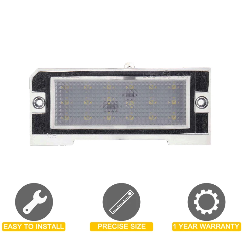 Malcayang Luce Targa A LED Bianca Lampada Targa Posteriore Sostituzione Fanale Posteriore Per Land Rover Serie 2 2A 3 Defender 90 110 130 Tutti I