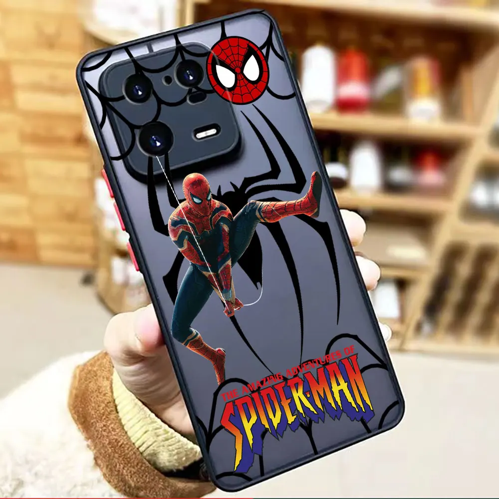 thumbnail image 1 of Funda mate para Xiaomi 13 12 12S 12T 11 11T 10 10T 10S 9 8 6X 5X PRO LITE 5G Funda Coque Capa Shell genial Marvel'S Spider-Man, 1 of 5