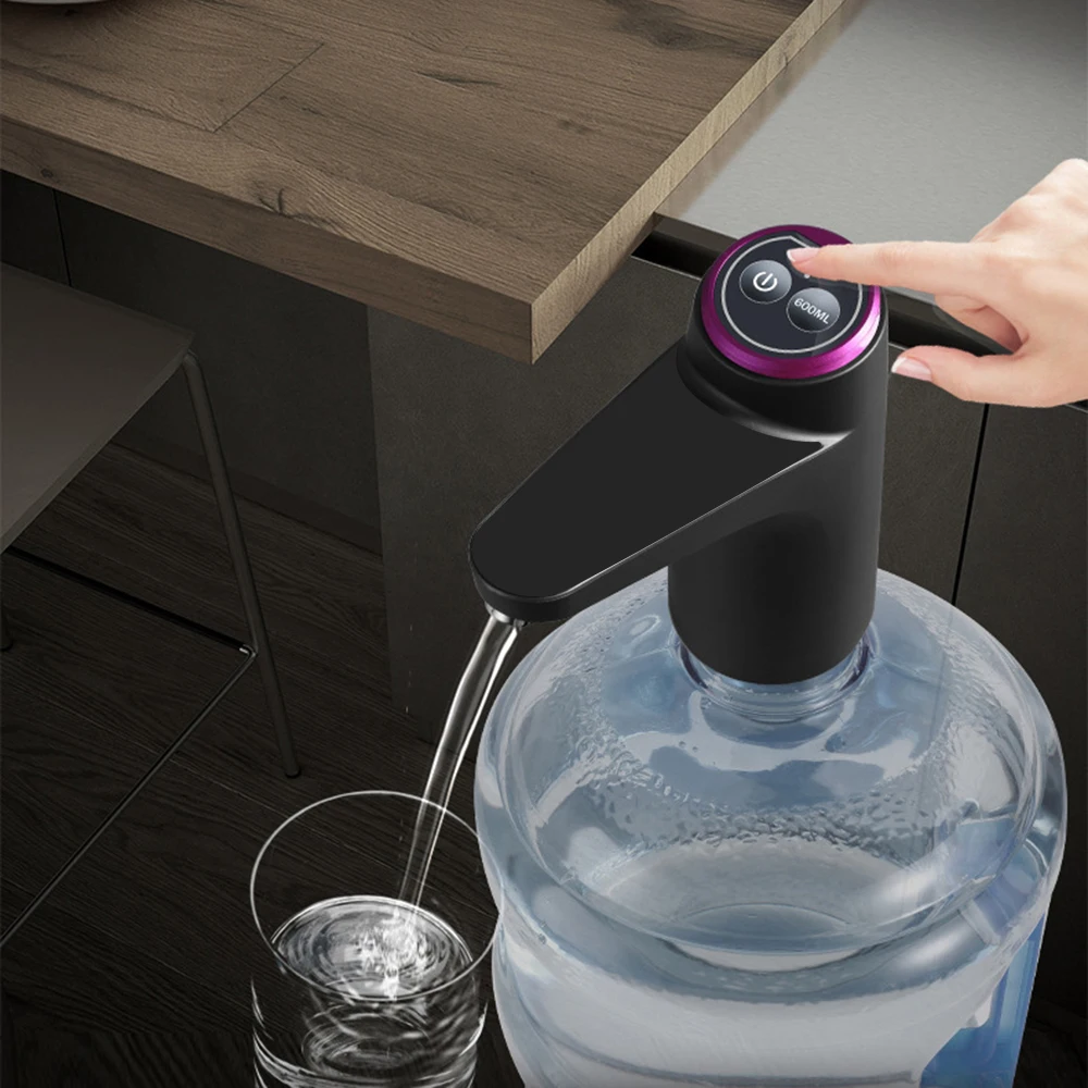 Touch Control Gallon Bottle Drinking Switch Button Dispenser Automatic Water Dispenser USB Charging Electric Water Pump water dispenser