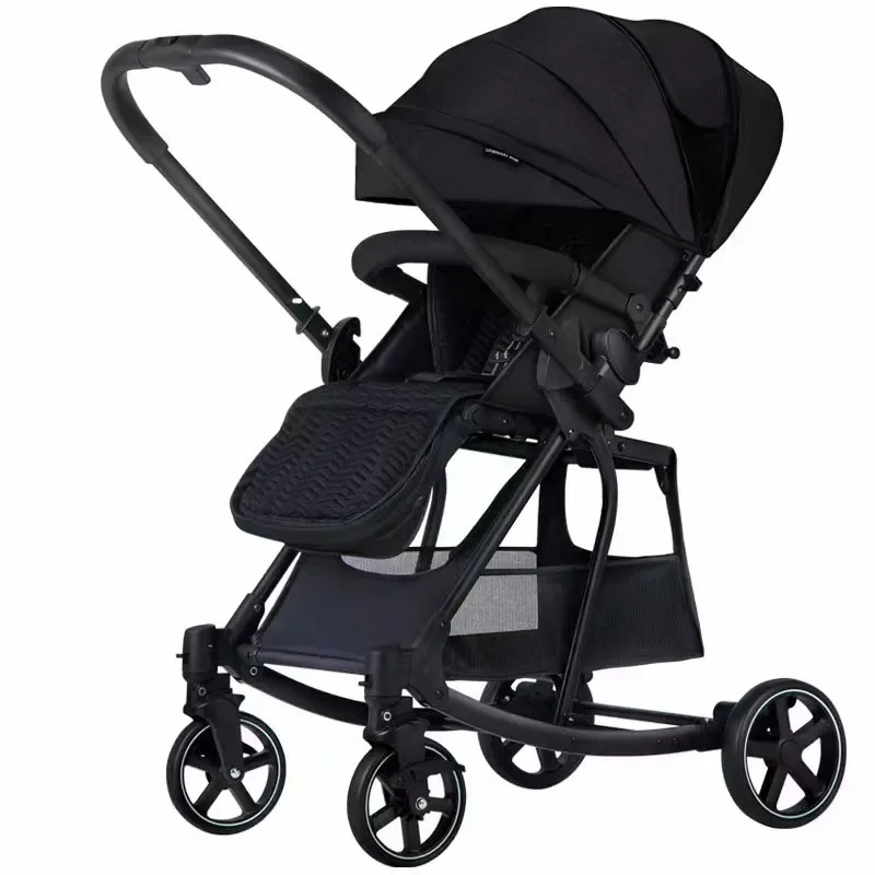 

Foldable Stroller Newborn Baby Two-way Swivel Seat High Landscape Lightweight Stroller Can Sit and Lie Down Baby Stroller