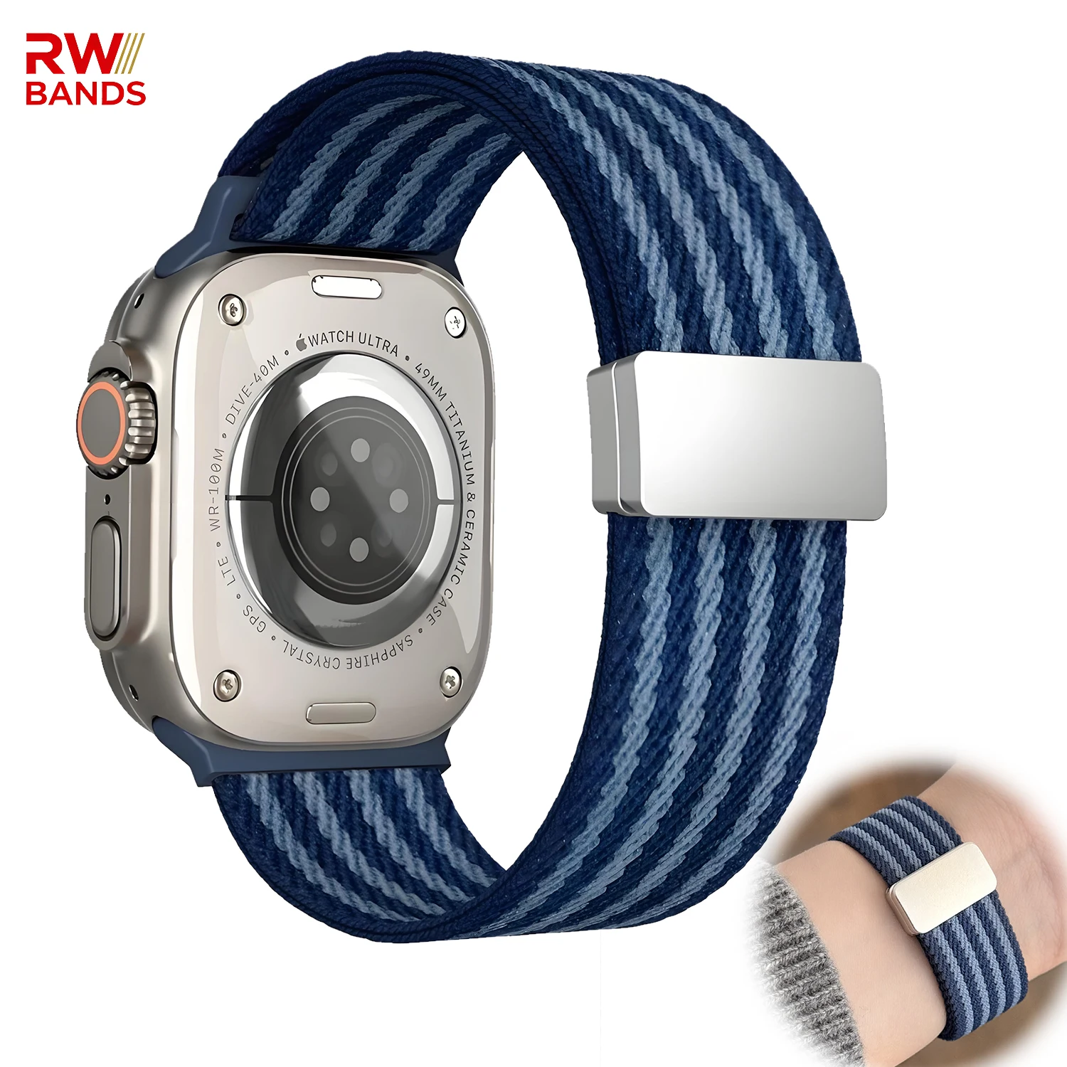Magnetic Braided Nylon Bracelet
