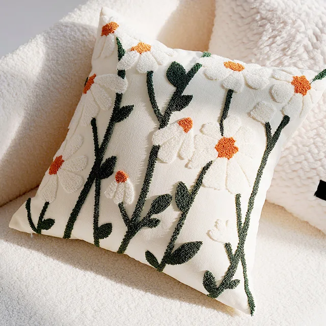 Vintage Nordic Throw Pillow Cover 4