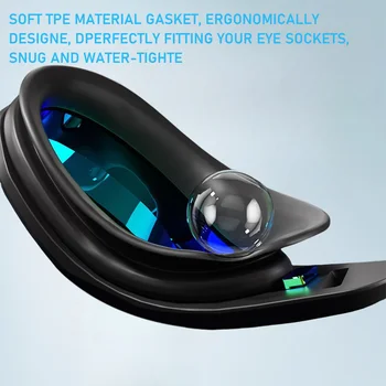 Professional Anti-Fog Leak Proof HD Swimming Goggles Water Glasses Men Women Adjustable Silicone Swim Eyewear 4