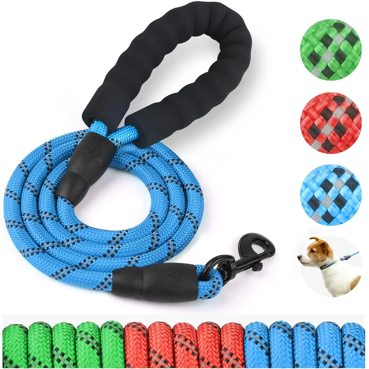 Chipmunks EZ-Grip Dog Leash - Hot Dog Collars