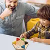 Chinese Checkers Set Wooden Educational Board Kids Classic Checkers Set Strategy Board Set Kid Family Toy Chess board game Gift 4