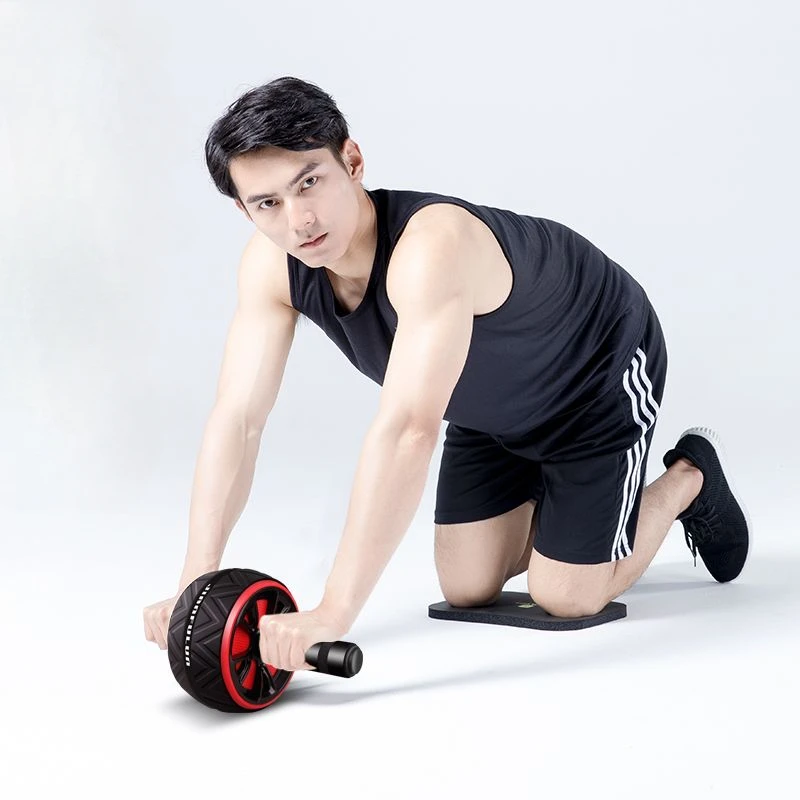 Silent Ab Roller Wheel-Home Gym Core Trainer for Belly Fat & Six Pack Workout! #FitnessGear #AbsTraining Abdominales