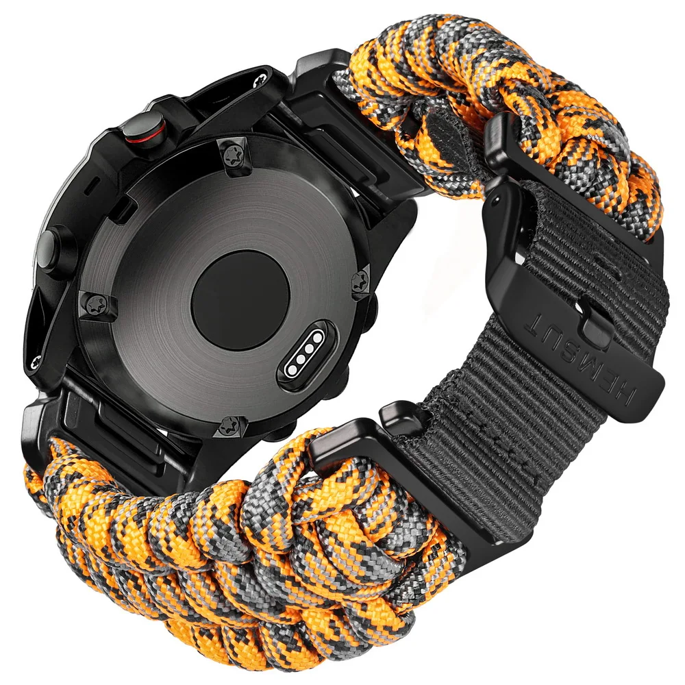 Nylon Braid 550 Paracord Quickfit Watch Band - Fits 22/26mm