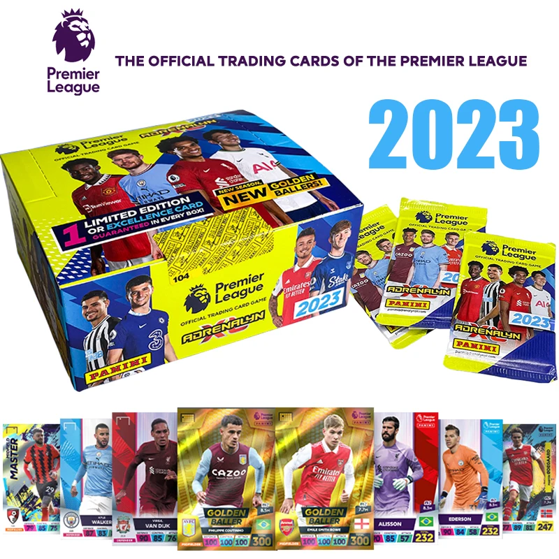 Panini Premier League 22/23 Genuine Football Star Cards Official Adrenalyn Xl Star Collection Limited Cards Fans Trading Cards
