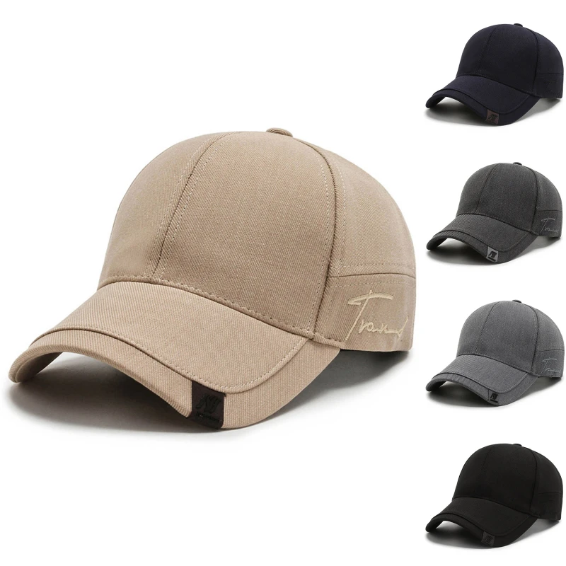 

High Quality Solid Baseball Caps for Men Outdoor Cotton Cap Bone Gorras Casquette Homme Men Trucker Hats