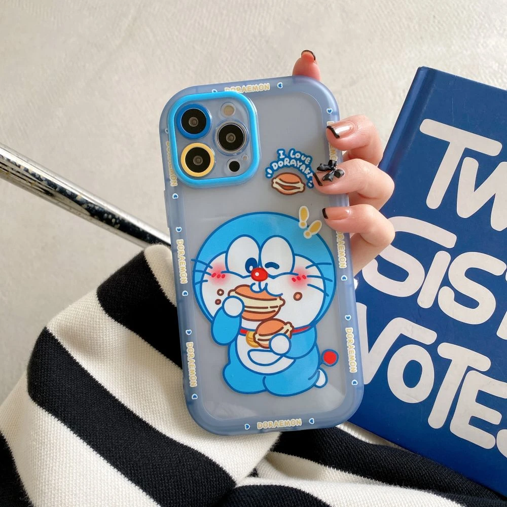 Kawaii Cartoon Doraemon Soft Silicon Cover Case For Iphone 13 12 Pro 11pro Max X Xr Xsmax Phone Cases For Funda Iphone11 Coque Mobile Phone Cases Covers Aliexpress