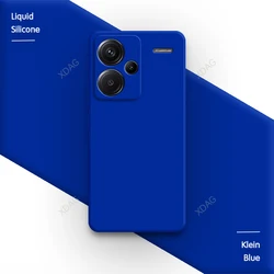 Premium Silicone Soft Phone Cover - Original Case for Enhanced Protection and Style (Klein Blue)