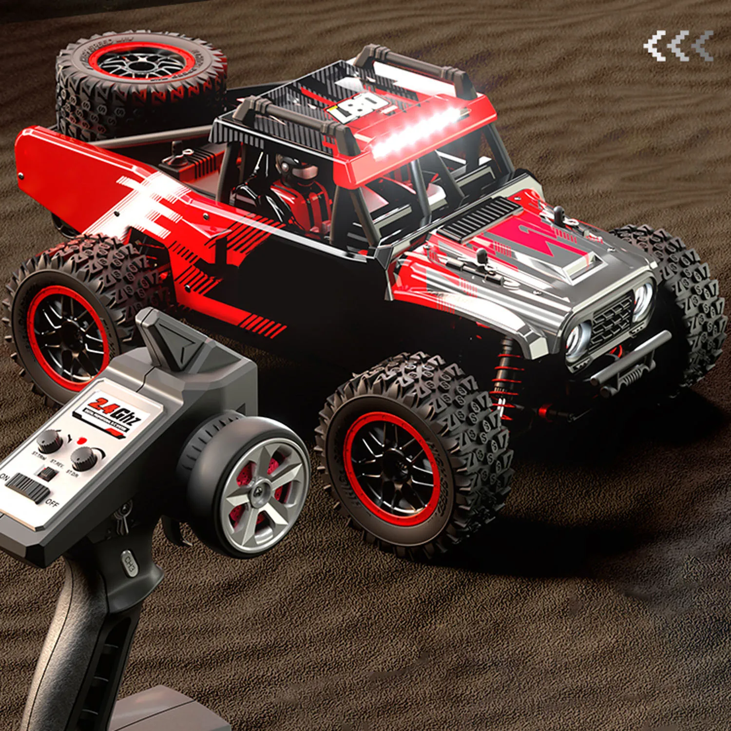 Voiture RC 48 km/h 1/14 4x4 JJRC C8805 Tout-Terrain Prête à Rouler
