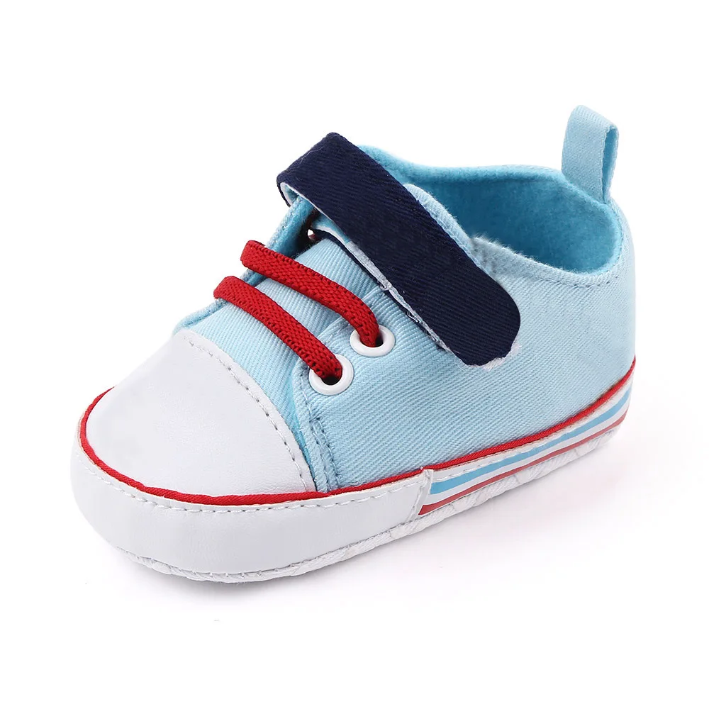

2023 Newborn Sequined Canvas Baby Sneakers Baby Shoes Baby Boys Girls Shoes Baby Toddler Shoes Soft Sole Non-slip Baby Shoes