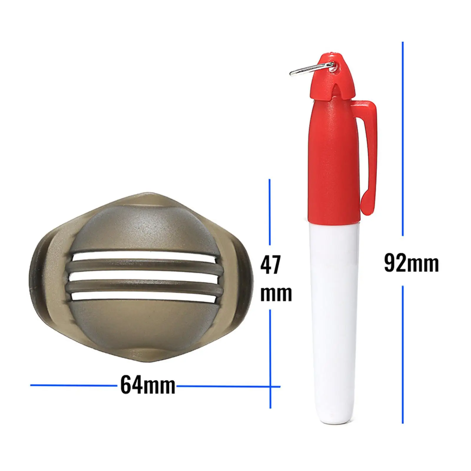 2 Pieces Golf Ball Marker Set Golf Ball Alignment Tool Line Liner for