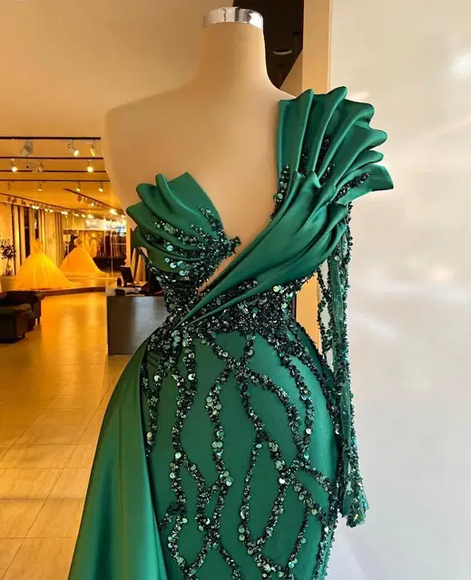Clearance elegant dark green dress Sale Luxury Beaded Diamond Women Cocktail  Dress Black Girl Dark Green Feather Short Prom Dresses For Birthday Party |  penteagle.org