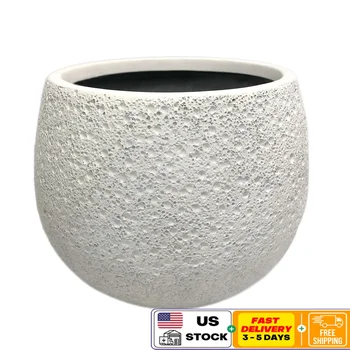 Durable 13 Inch Resin Moon Planter 1