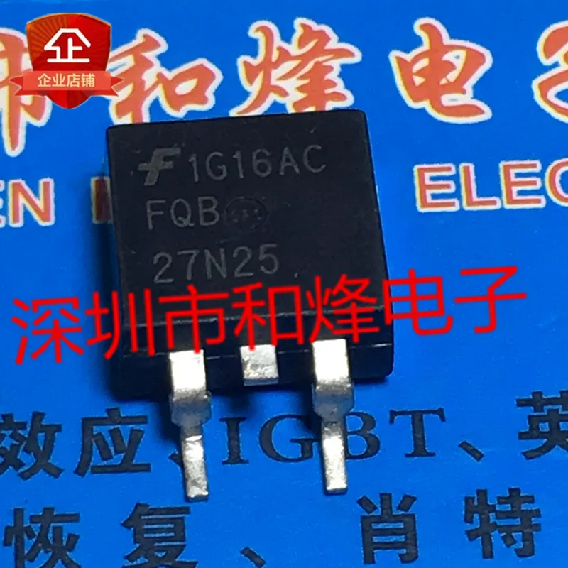 

30pcs original new FQB27N25 TO-263 25.5A 250V