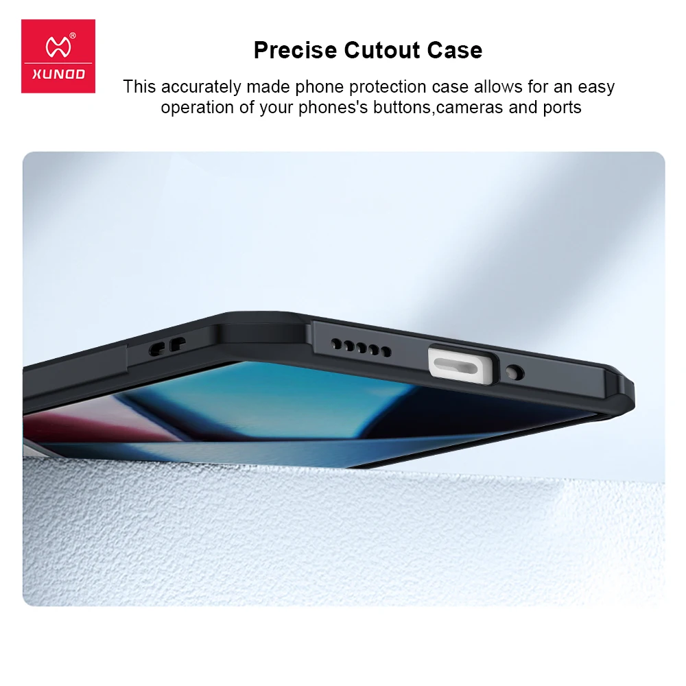 Phone Case Phone Protector Cover Xundd Phone Case for Xiaomi Redmi Note 13 Pro Plus Note13 Pro+ Shockproof Bumper Protective Cases Luxury Plain Transparent Cover