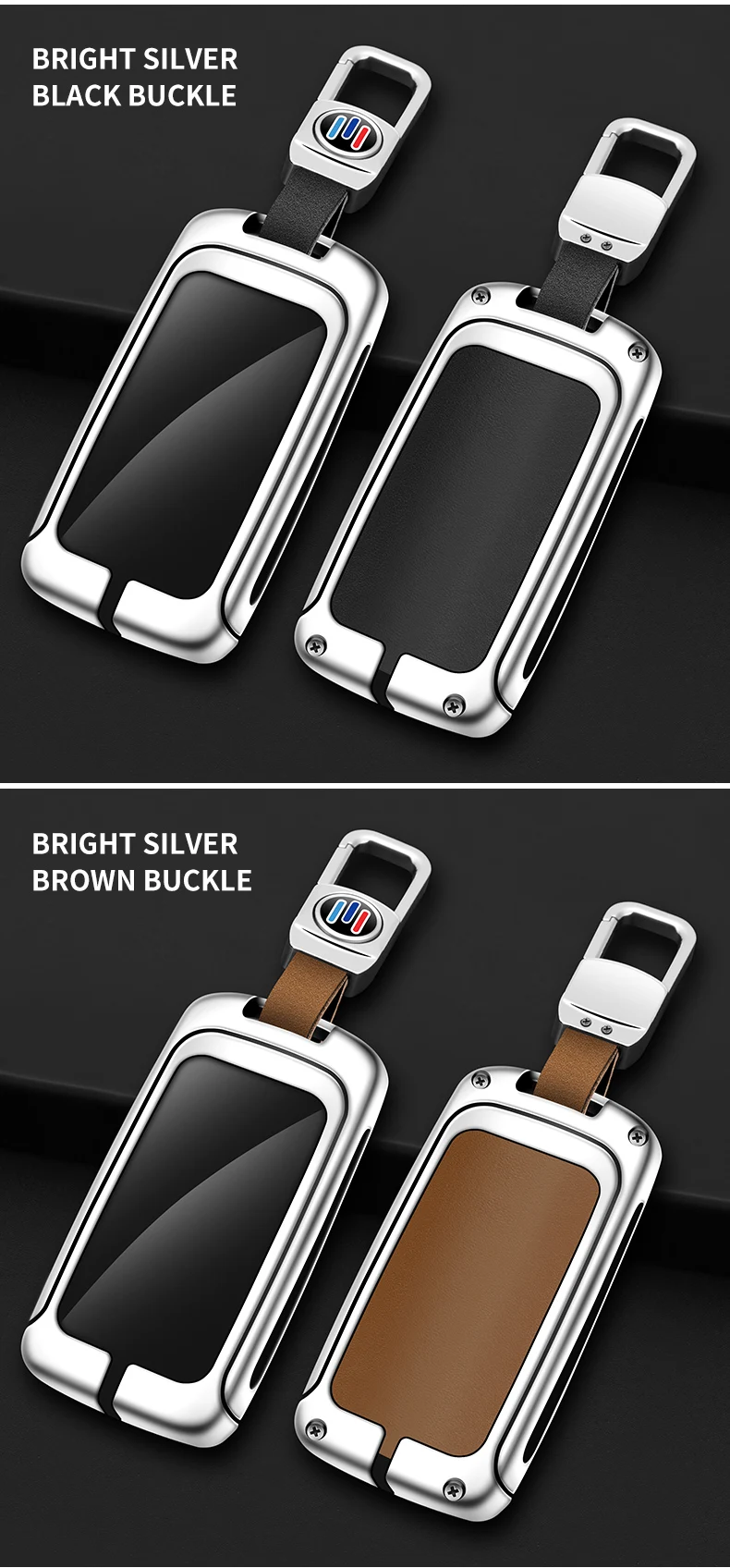 Custodia per chiave a distanza per auto in pelle metallica Shell per Mazda 3 Alexa CX30 CX-30 CX-5 CX5 CX-3 CX3 CX8 CX-8 CX-9 CX9 custodia protettiva Fob Bag - See0e3da0ae1a47bfa1bd33a18776ef24f