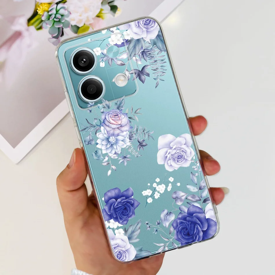Elegant Printing Soft Silicone TPU Slim Phone Back Cover