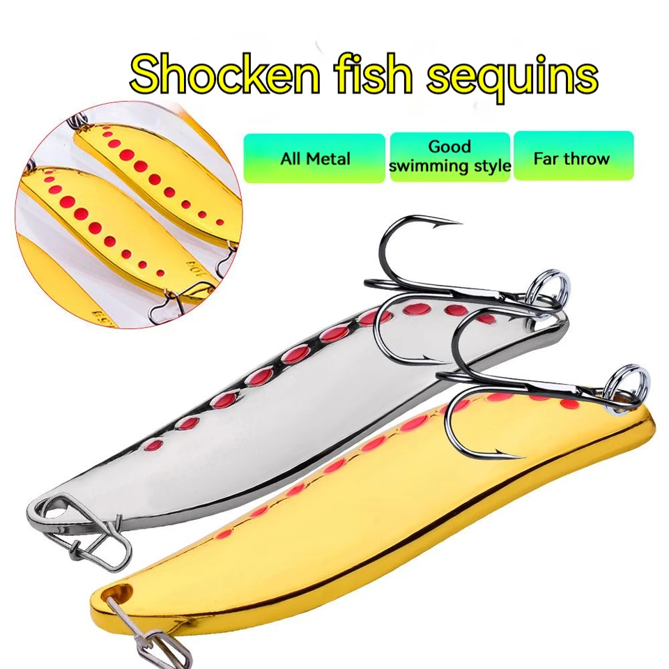 Metal Spinner Spoon Fishing Lures 5g-20g Gold Silver Artificial Bait With Feather Treble Hook Trout Pike Bass Tackle - AliExpress 18 Metal Spinner Spoon Fishing Lures 5g-20g Gold Silver Artificial Bait With Feather Treble Hook Trout Pike Bass Tackle - AliExpress 18