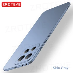 Ultra Slim Matte Hard PC Shockproof Phone Case by ZROTEVE for Vivo iQOO 15 (Simple Gray)