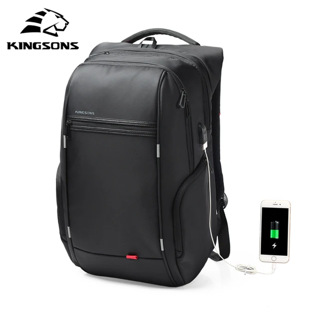 KS3077W Kingsons 15.6 Laptop Backpack Bag, Made from High Quality