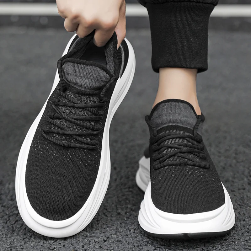 New Male Tennis Shoes Sneakers Men Comfortable Gym Sport Shoes Outdoor Adult Breathable Lightweight Footwear Plus Size 46