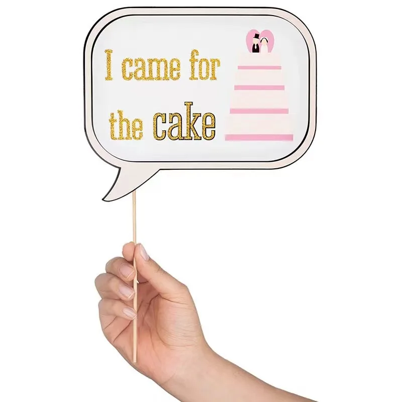 Description Picture 3 of itemFun Wedding Decoration Photo Booth Props DIY Mustache Lips Glasses Mask Photobooth Accessories Wedding Party Supplies