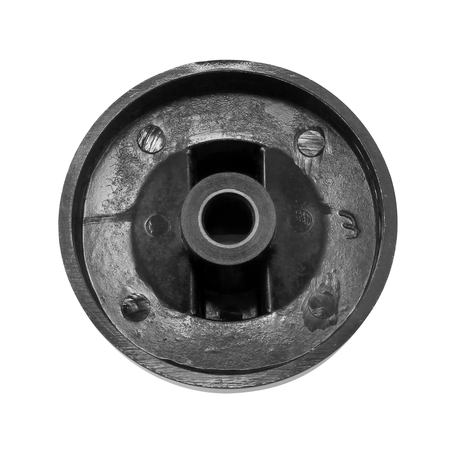 Commercial Kitchen Gas Cooking Stove Cooker Parts 10mm Stem Black Knob Catering Cooktop Round Rotary Switch Accessories 10 x 8mm