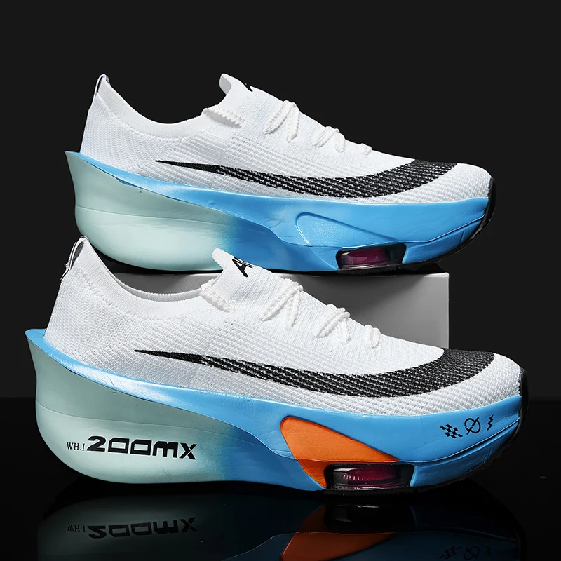 Marathon Running Shoes Men Carbon Board Speciality Sports Breathable Lightweight Women's Comfortable Athletic Nonskid Sneakers 5