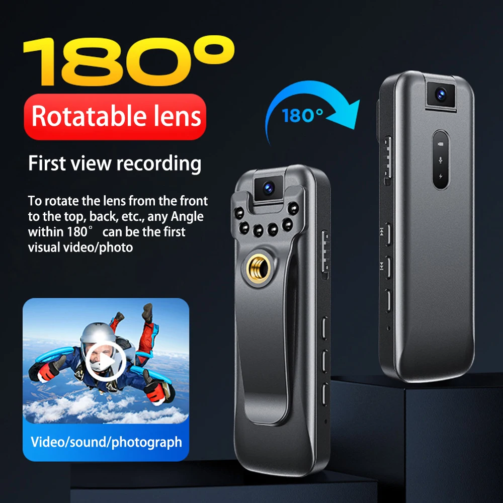 Full HD 1080P Mini Camera Infrared Night Vision Small Body Camera Outdoor Sports DV DVR Surveillance Camcorder Video Recorder mini digital camera,mini camera