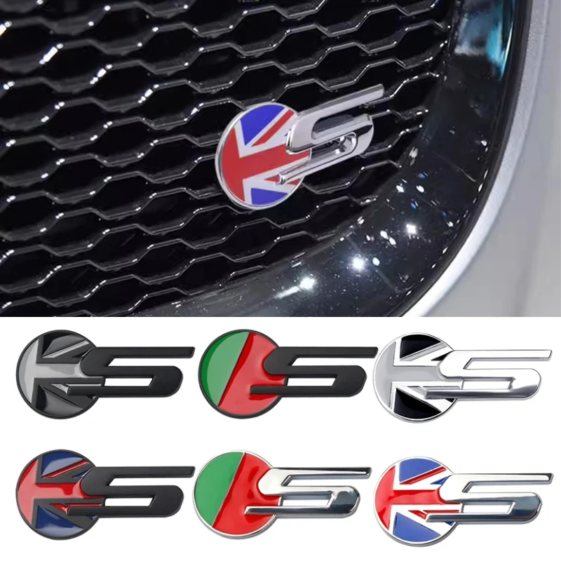 1 Pz 3D Metallo Adesivo Per Auto Emblema Auto Badge Decalcomania Per Jaguar Per Jaguar S-Type Xf Xe F-Type F-Pace Xjl X-Type Accessori Per Auto