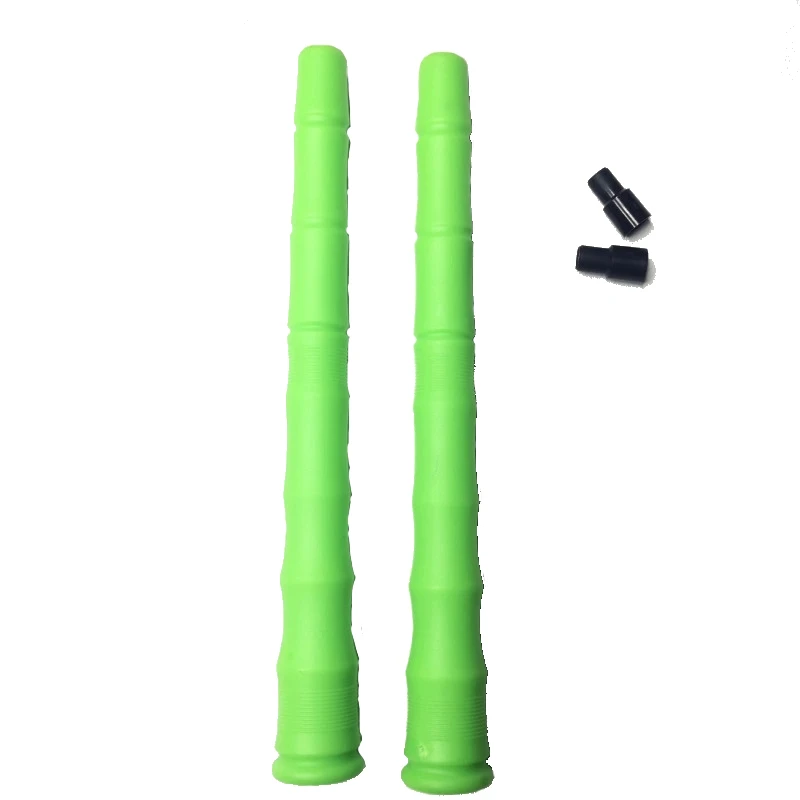 20.5CM robust anti-break beaded rope spare handle diy material with clamp jump skip rope part repair  no logo 4