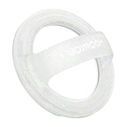 JOYROOM Magnetic Silicone Glitter Phone Grip with Finger Loop (White)