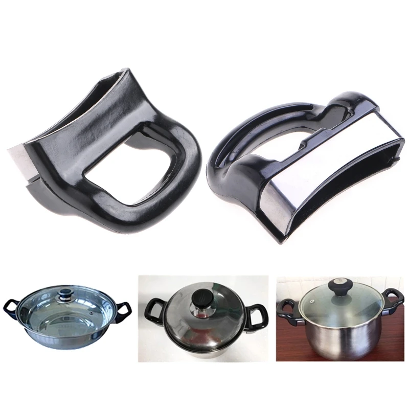 4 Pack Pot Handle Side Metal Pressure Pan Handle Ear Replacement Metal Pot  Handles Cooker Steamer Sauce Pot Replacement Short Side Handle Black