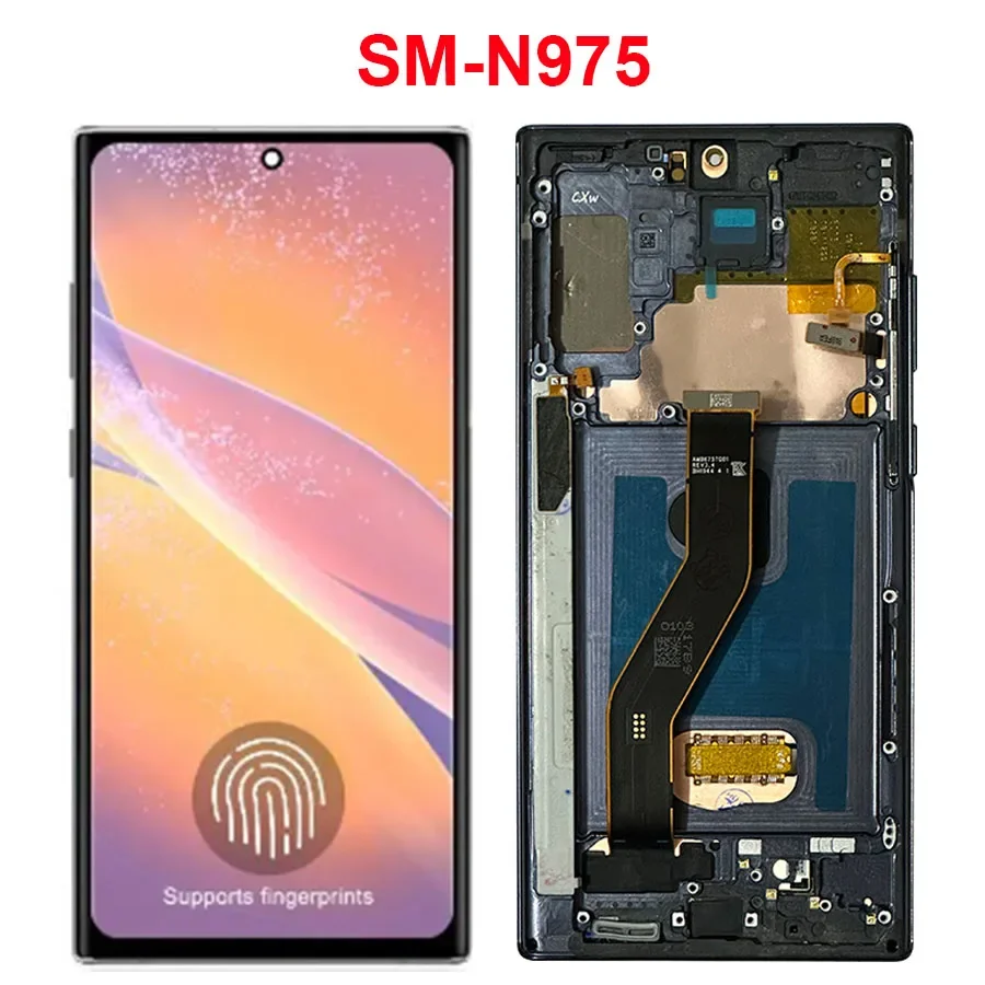LCD ÷ ġ ũ,   S  , Amoled Note 10 Plus, Ｚ Galaxy Note10 + N975F
