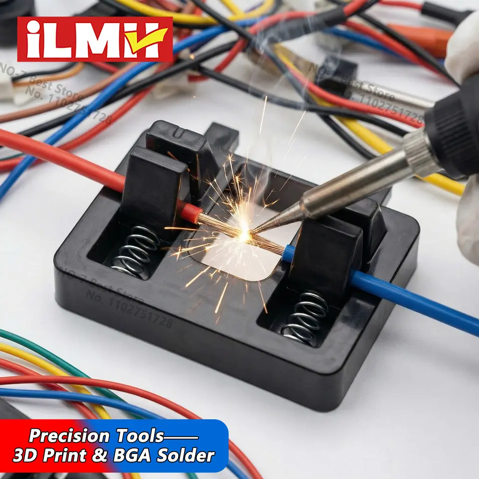 PCB Welding Fixture Tool, Adjustable Suction Bracket with Clamp Holder for Motherboard Soldering Aid and TIG Welding Equipment image 1
