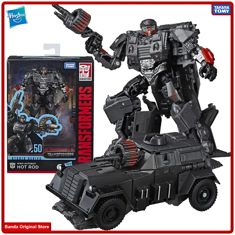 

100% In Stock Original Hasbro Takara Tomy Transformers The Last Knight SS50 SS 50 D Hot Rod Autobot Model Toys Action Figures